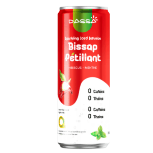 Dassa – Bissap pétillant Hibiscus Menthe
